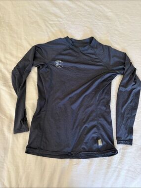 O’Neill Black Long Sleeve Athletic rashguard top